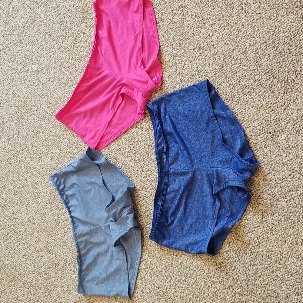 Set 3 Victoria's Secret boy shorts cheeky shortie mini short